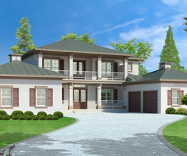 Bahama home rendering