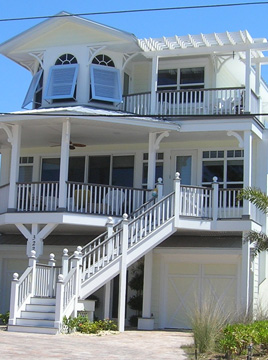 Three story house